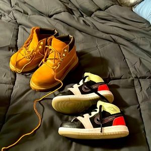 Timberland & Jordan 1s sz 7 toddler